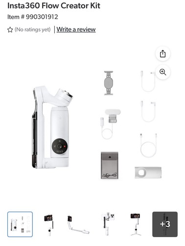 Insta360 flow creator kit axis - creator,